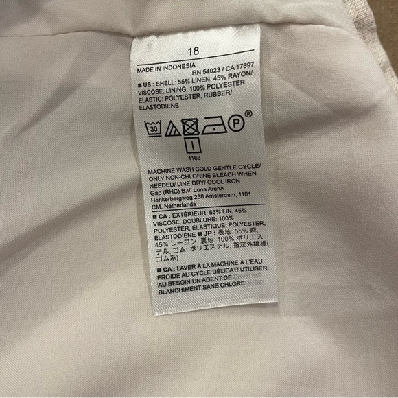 Banana Republic Linen Blend Crop Size 18 New With Tag - Picture 8 of 10